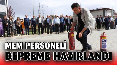 Afyonkarahisar'da Deprem Tatbikatı ve Bina Tahliye Eğitimi