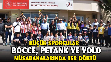 Küçükler bocce müsabakaları tamamlandı
