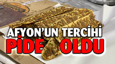 Afyonkarahisar'ın tercihi pide oldu