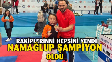 Sandıklı'nın altın çocuğu Türkiye şampiyonu oldu