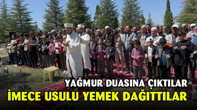 Yağmur duasına çıkıp 4 bin kişilik hayır yaptılar