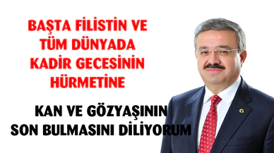 Milletvekili Yurdunuseven Kadir Gecesi Mesajı Yayınladı