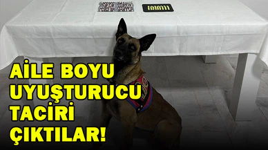 Aile boyu uyuşturucu taciri çıktılar