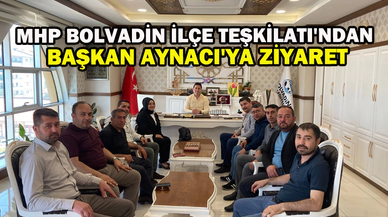 MHP Bolvadin İlçe Teşkilatı'ndan Başkan Aynacı'ya ziyaret