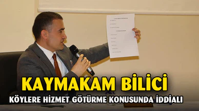 Kaymakam Bilici: “Köylerimizin sorunlarını yerelde çözmek için birlikte çalışacağız”