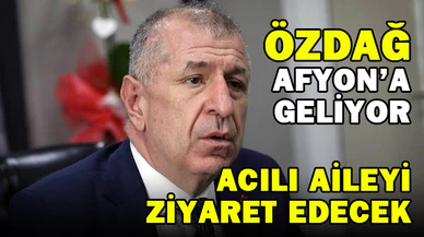 Özdağ'ın Afyonkarahisar Programı Belli Oldu