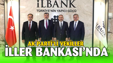 AK Parti milletvekillerinden İller Bankası Genel Müdürü Recep Türk'e ziyaret
