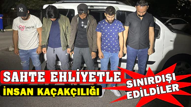 Göçmen kaçakçılığı yapıp, sahte ehliyet kullanan şahıs tutuklandı