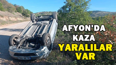Takla atan araçta 3 kişi yaralandı