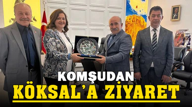 Komşudan Afyonkarahisar Belediyesi'ne 'hayırlı olsun' ziyareti