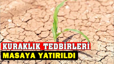 Kuraklığa karşı alınacak tedbirler görüşüldü