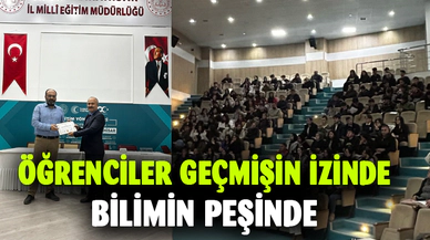 Afyonkarahisar’da ‘Geçmişin İzinde Bilim’ projesinin sonuna gelindi