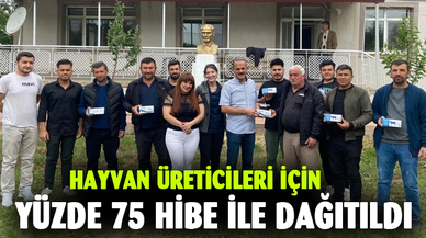 Afyonkarahisar'da bu cihazlar yüzde 75 hibeli olarak dağıtıldı