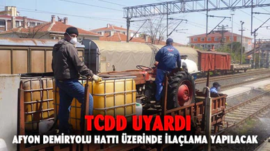 TCDD’den ilaçlama uyarısı