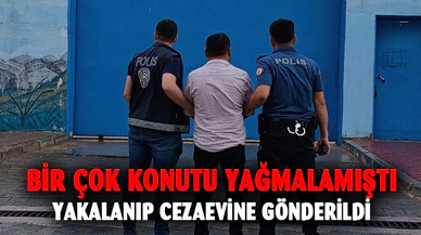 Afyon'da bir çok konutu yağmalamıştı yakalandı