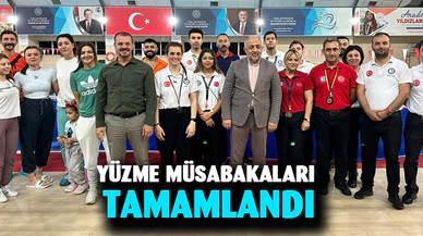 YÜZME MÜSABAKALARI TAMAMLANDI