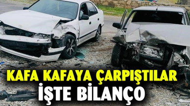 Afyonkarahisar'da kafa kafaya çarpıştılar