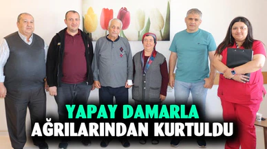 Fuar Hastanesi’nde hastaya yapay damar takıldı
