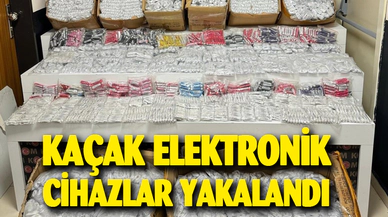 Afyonkarahisar'da kaçak elektronik cihazlar yakalandı