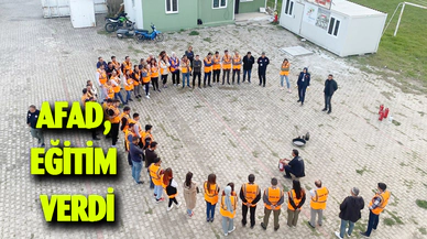 AFAD, 1995 Derneğine eğitim verdi