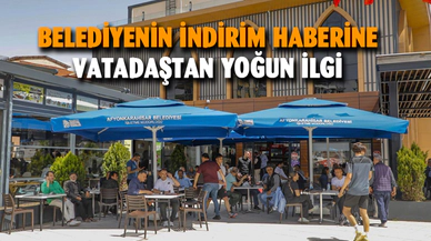 Afyonkarahisar Belediyesi'nin yaptığı indirime yoğun ilgi