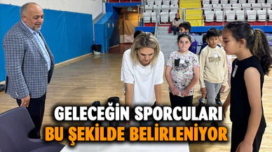 Afyonkarahisar'da geleceğin sporcuları bu şekilde belirleniyor