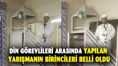 Afyonkarahisar’da din görevlileri arasında yapılan yarışmanın birincileri belli oldu