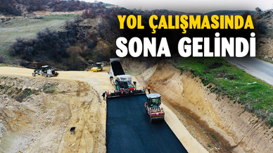 Hocalar – Çalca grup yolu sıcak asfalt çalışmalarında sona gelindi