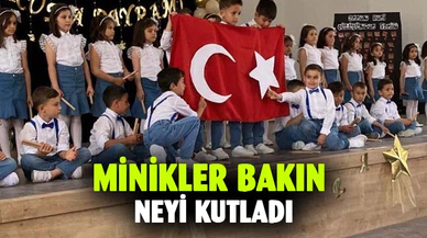 Afyonkarahisar'da minikler bakın neyi kutladı