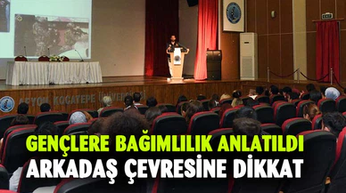 Afyonkarahisar'da gençlere bağımlılıkla mücadele anlatıldı
