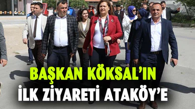 Başkan Köksal’ın ilk mahalle ziyareti Ataköy’e