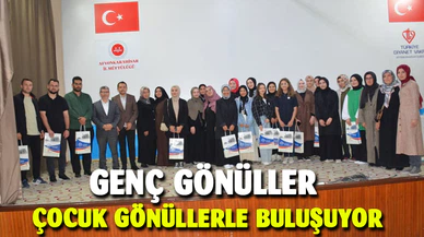 Genç gönüller çocuk gönüllerle buluştu