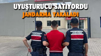 Uyuşturucu satma suçundan aranan şahsı jandarma yakaladı