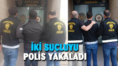 Afyonkarahisar'da iki suçluyu polis yakaladı