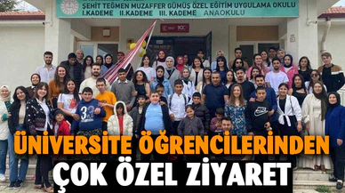 Özel gereksinimli öğrencilere ziyaret
