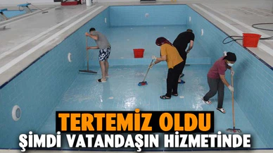 Sandıklı yarı olimpik yüzme havuzu hizmete açıldı