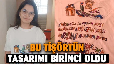 ‘Tişört Tasarım Yarışması’nda Emirdağ Mithat Paşa Ortaokulu birinci oldu