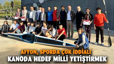 Kanoda 2 yıl içerisinde hedef 4 milli sporcu