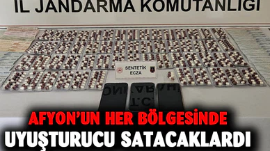 Afyonkarahisar’da uyuşturucu tacirleri yakalandı