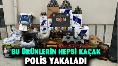 Kaçak tütün ürünleri ele geçirildi