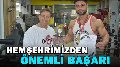 Afyonkarahisarlı sporcu vücut geliştirme şampiyonasında Avrupa ikincisi oldu