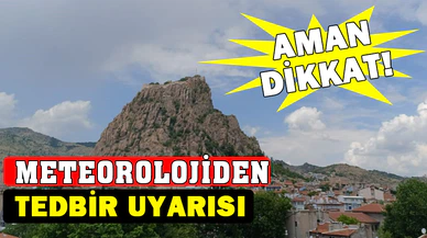 Afyonkarahisar ve çevresi için gök gürültülü sağanak yağış uyarısı