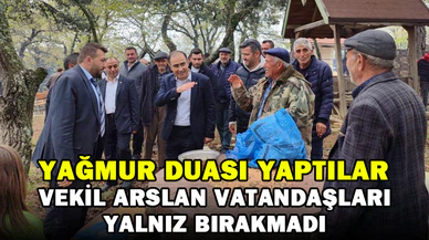 Akharım’da yağmur duası yapıldı