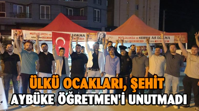 Ülkü Ocakları, Şehit Aybüke Öğretmen'i unutmadı