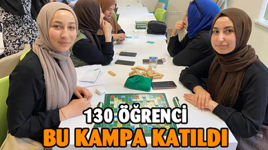 Afyonkarahisar'da 130 öğrenci bu kampa katıldı