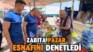 Afyonkarahisar'da pazar esnafı denetlendi
