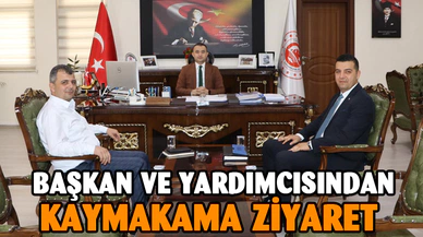 Başkan Koyuncu’dan Kaymakam Bilici’ye ziyaret