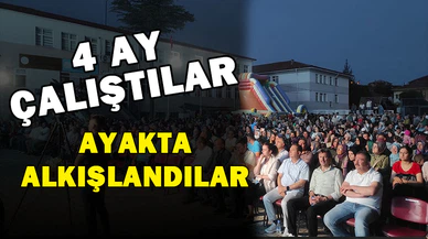 Öğrencilerin yıl sonu konseri ayakta alkışlandı