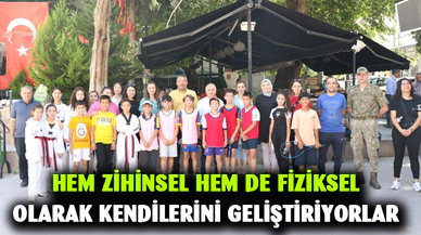 Hem zihinsel hem de fiziksel olarak kendilerini geliştiriyorlar