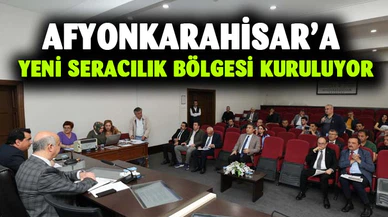 Afyonkarahisar’da yeni tarıma dayalı jeotermal seracılık ihtisas organize sanayi bölgesi kurulacak